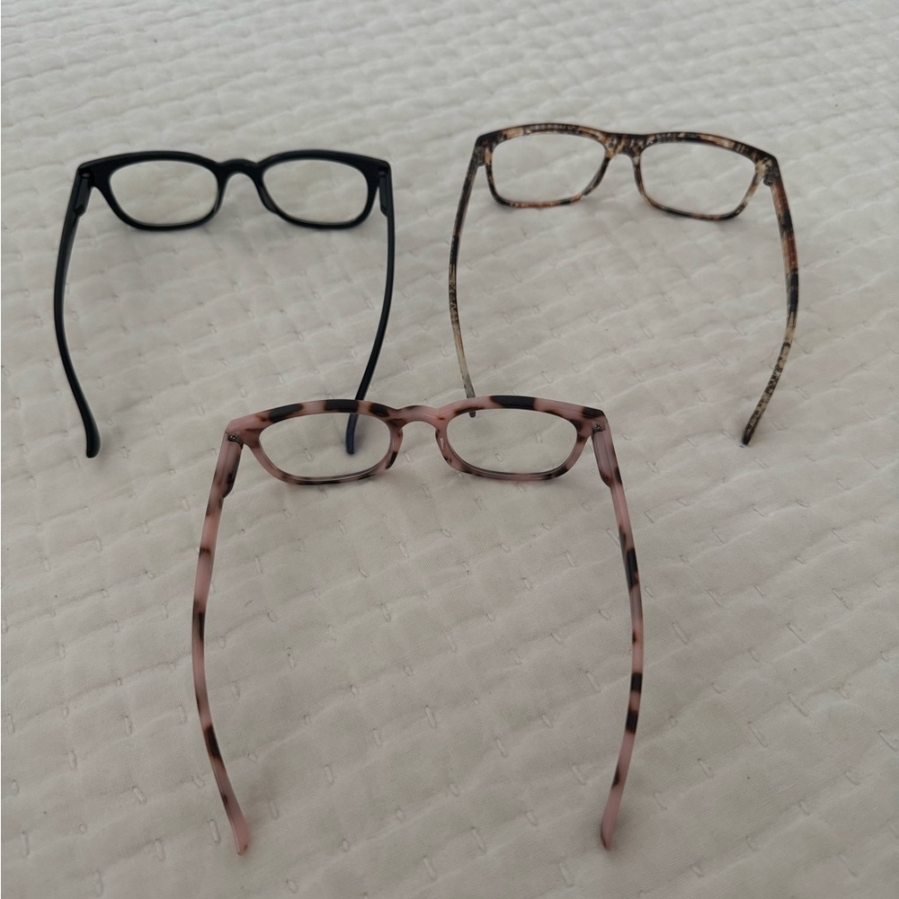 Stylish Reader Eyeglasses Set - Tortoise, Black, … - image 2